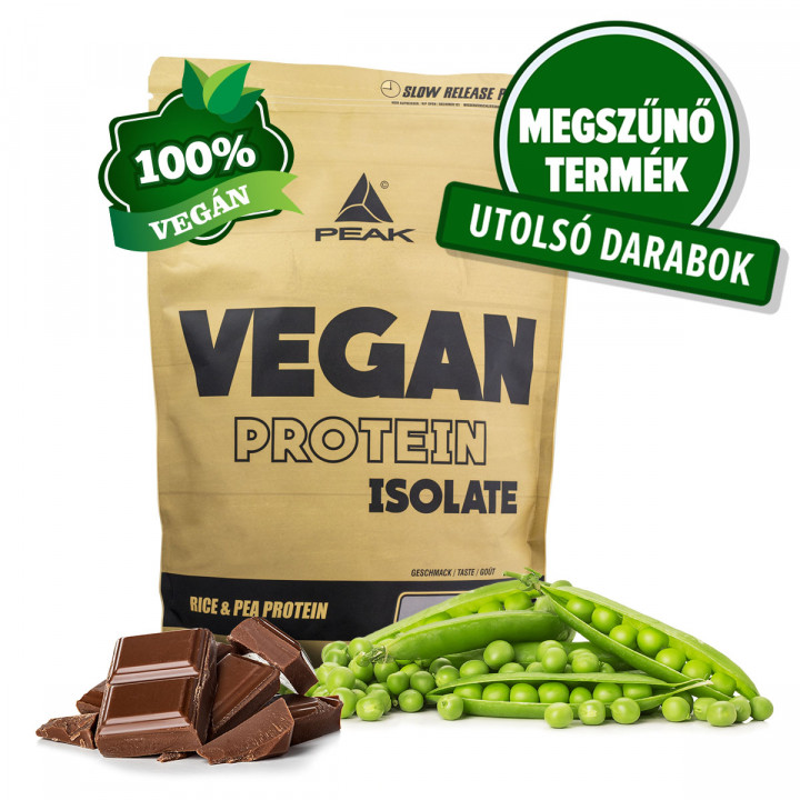 Peak Vegan Protein Isolate növényi fehérjepor vegánoknak