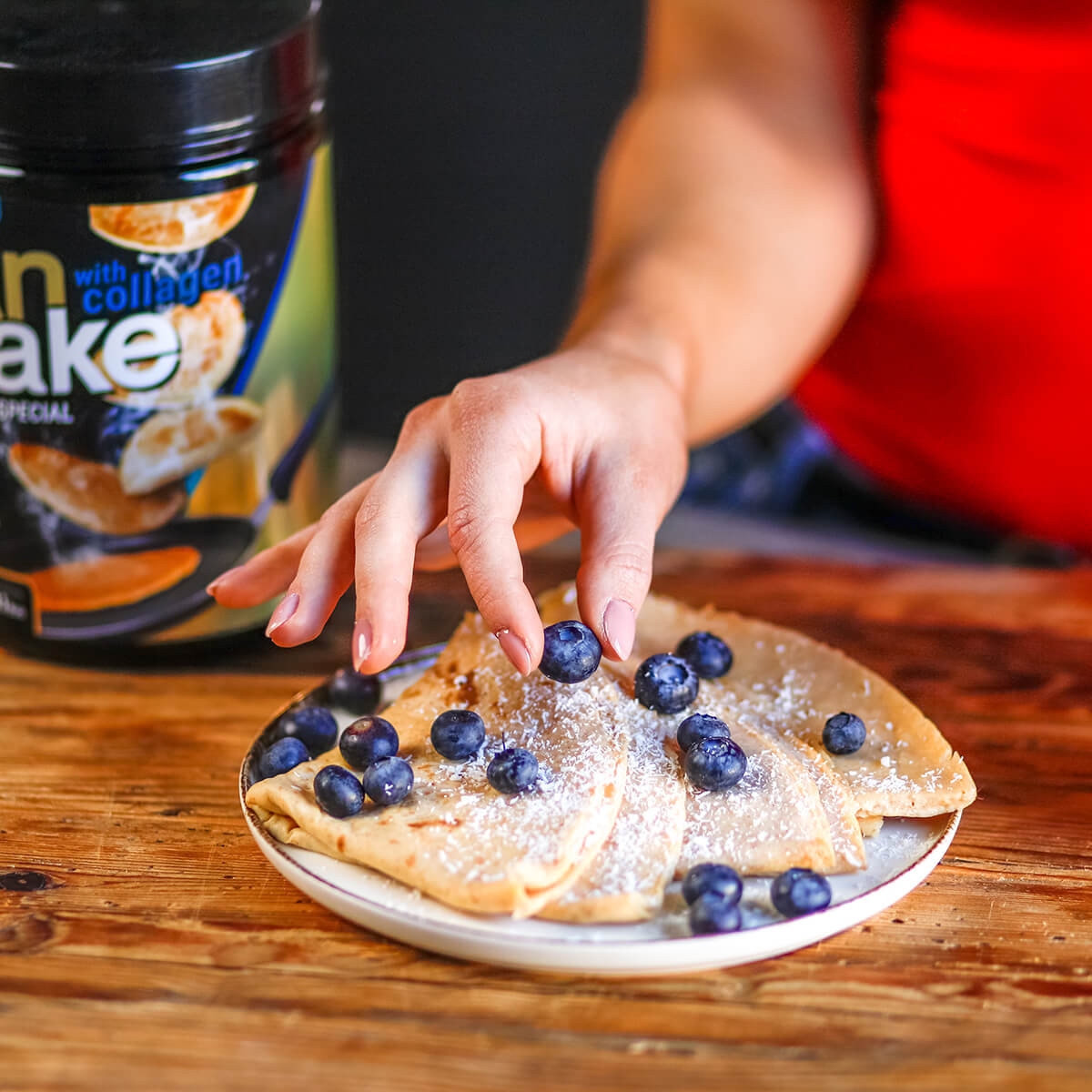 Peak Pancake with Collagen - kollagénes palacsintapor több mint 50% fehérjével
